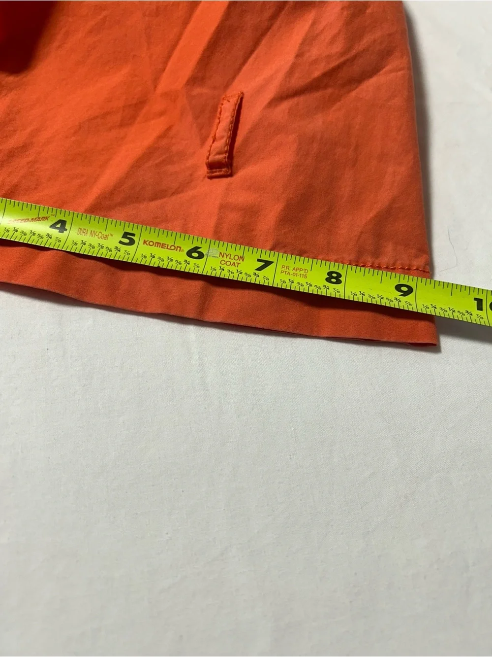 Michael Kors Women’s Orange Double Breasted Trench Jacket Coat XS